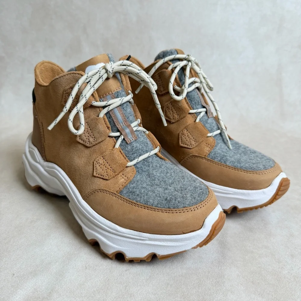 Sorel Kinetic Breakthru Caribou Boots Waterproof Insulated Women’s 7.5 - Picture 2 of 16